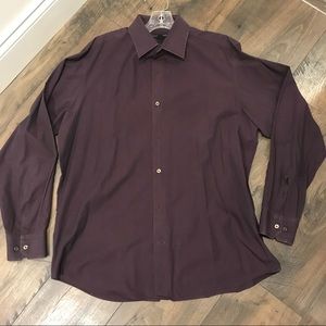 Banana Republic Slim Fit Maroon Shirt size L